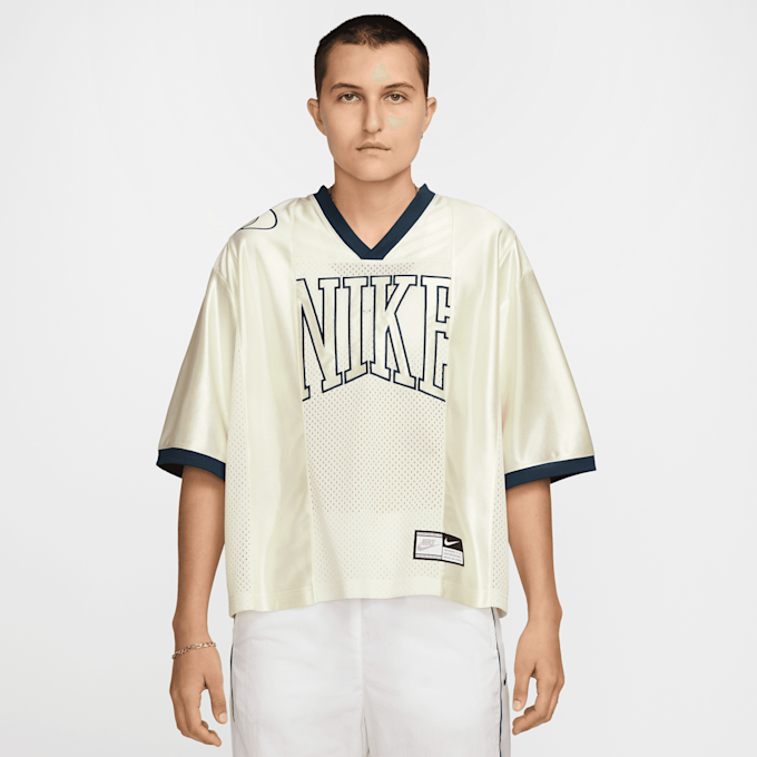 Nike Sportswear Street Shortsleeve Grafik Jersey Top bež 46511 1