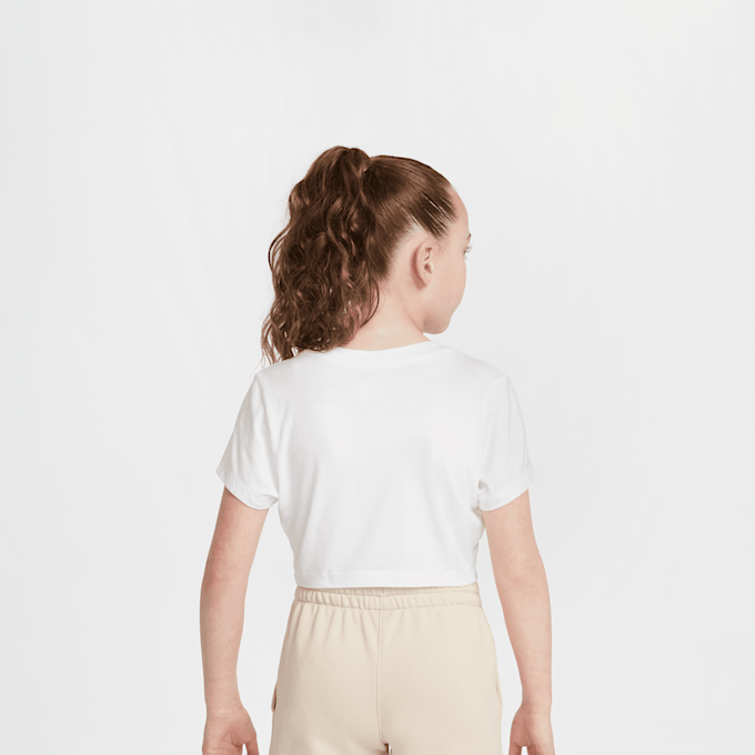 Nike Sportswear Short Sleeve Slim Crop Tee biały 46552 2