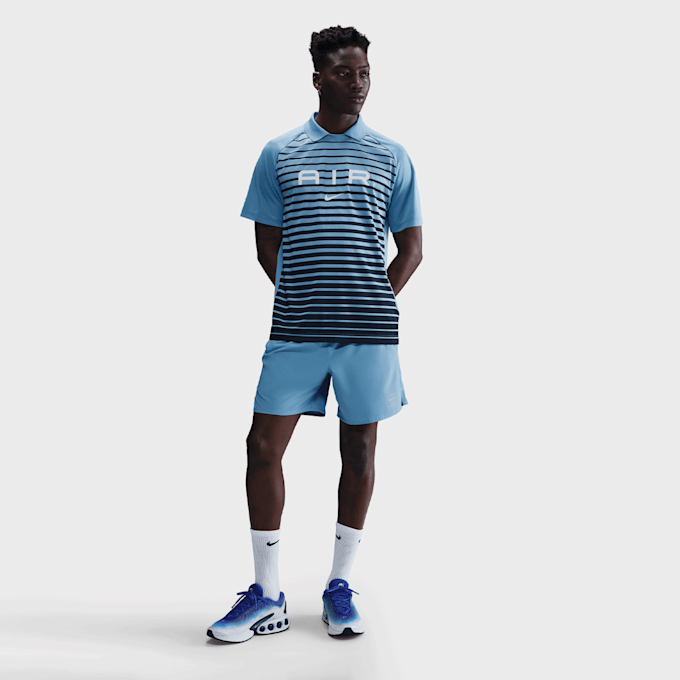 Nike Sportswear Air Football Jersey All-Over-Print bleu 46574 5