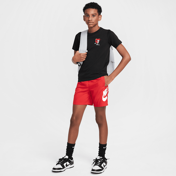 Nike Sportswear Club Woven Shorts 6IN High-Brand-Read rot 46601 6