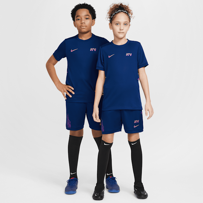 Nike Kylian Mbappe KM Academy25 Dri-FIT Jersey bleu 46618 8