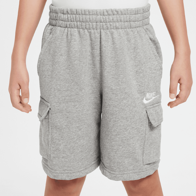 Nike Sportswear Club French-Terry Cargo Shorts grijs 46623 2