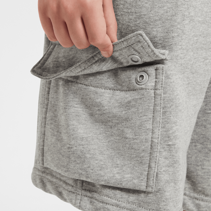 Nike Sportswear Club French-Terry Cargo Shorts grijs 46623 7