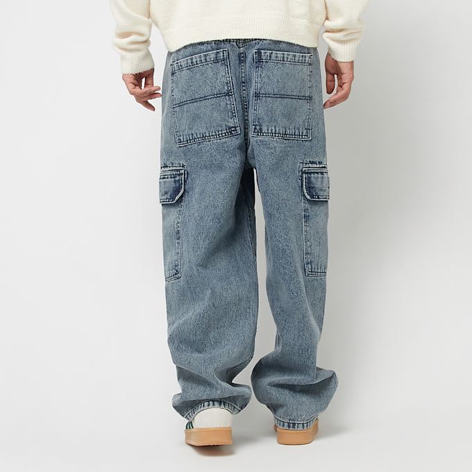 Urban Classics Tapered Heavy Ounce Baggy Cargo Jeans blau 46779 3