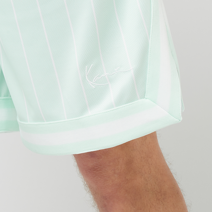 Karl Kani Signature Pinstripe Mesh Shorts vert 46999 4