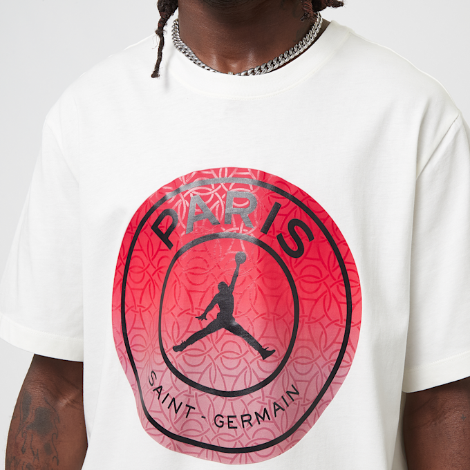 Jordan PSG Short Sleeve Logo Tee blanc 47012 3
