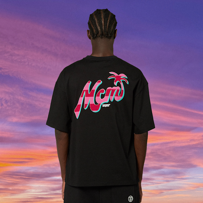 MCM x SNIPES Miami T-Shirt noir 47052 3