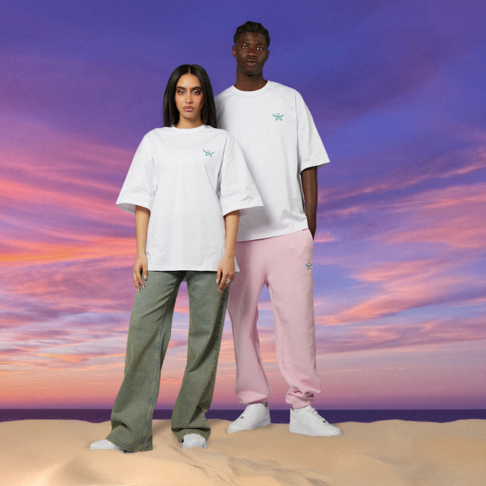 MCM x SNIPES Miami T-Shirt weiß 47053 7