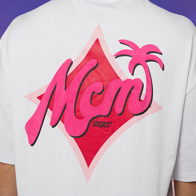 MCM x SNIPES Palm T-Shirt wit 47057 5