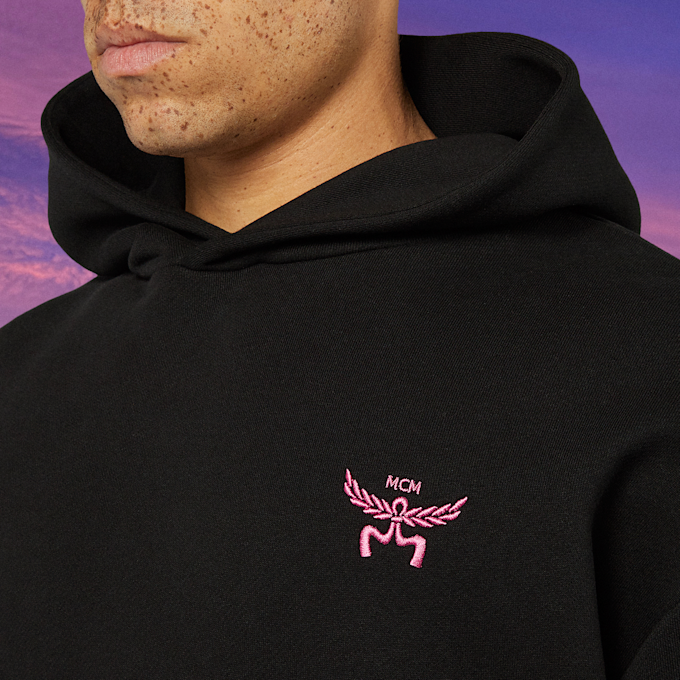MCM x SNIPES Flamingo Hoodie schwarz 47055 3