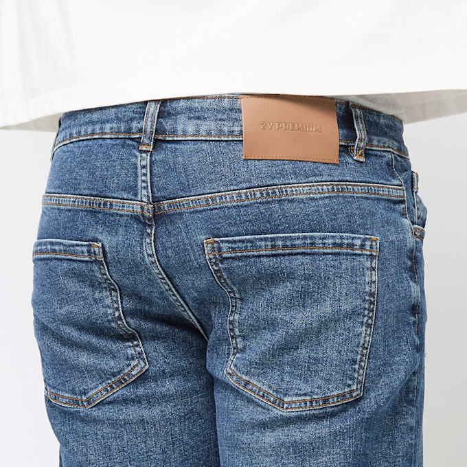 2Y STUDIOS Leonardo Ripped Slim Fit Shorts blauw 47103 4