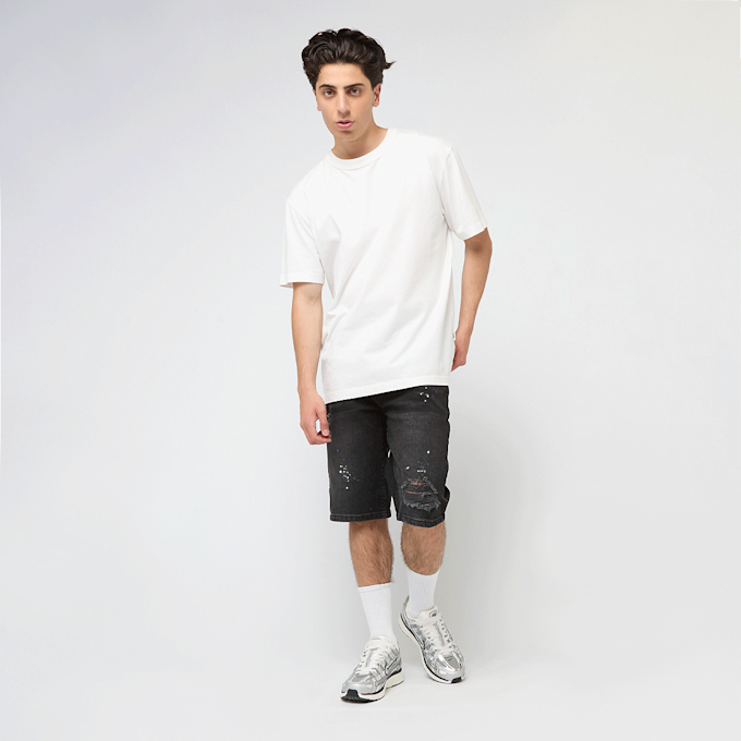 2Y STUDIOS Leonardo Ripped Slim Fit Shorts zwart 47104 5