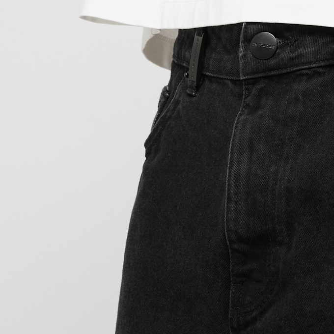 2Y STUDIOS Joran Open Hem Baggy Shorts noir 47099 3