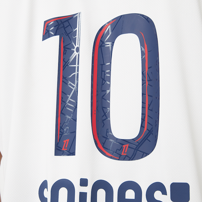 Nike   Dembélé / No. 10 / PSG Nike Away Stadium 2024/25  wit 47120 6