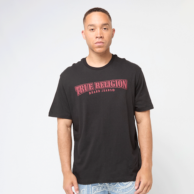 True Religion Relaxed NU Brush Tee zwart 47107 1