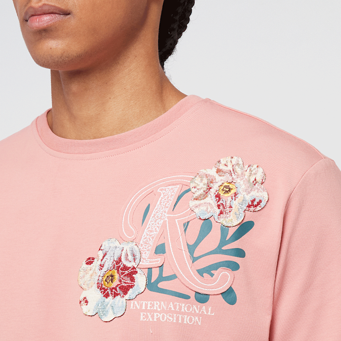 Smoke Rise Tapestry Graphic T-Shirt czerwony 47221 3