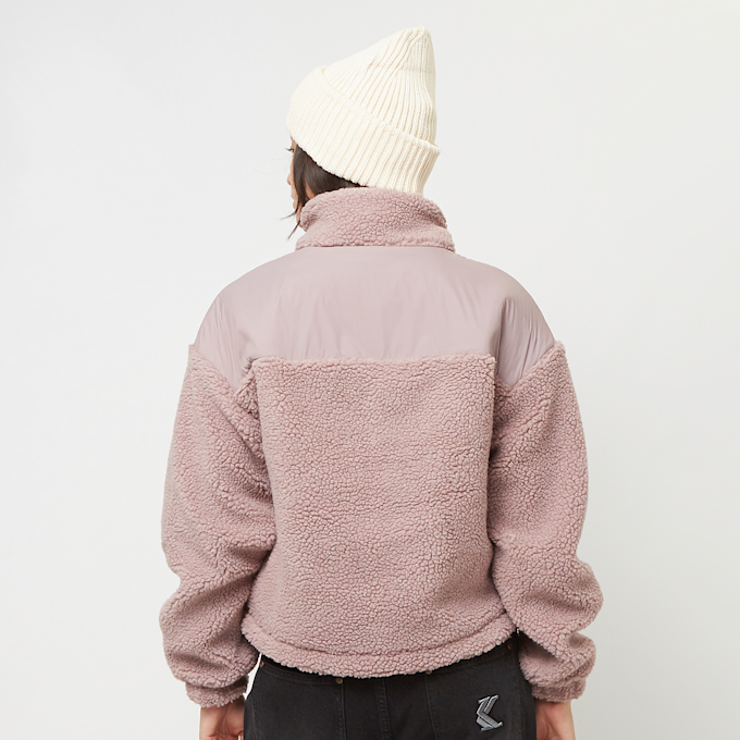 Urban Classics Ladies Sherpa Mix Jacket rosa 47215 2