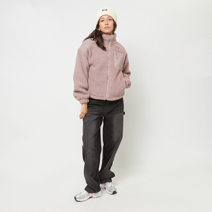 Urban Classics Ladies Sherpa Mix Jacket rosa 47215 4