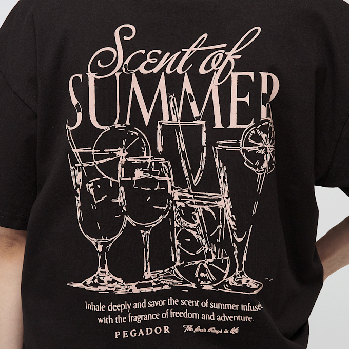 Pegador Tapo Heavy Oversized Tee zwart 47205 4