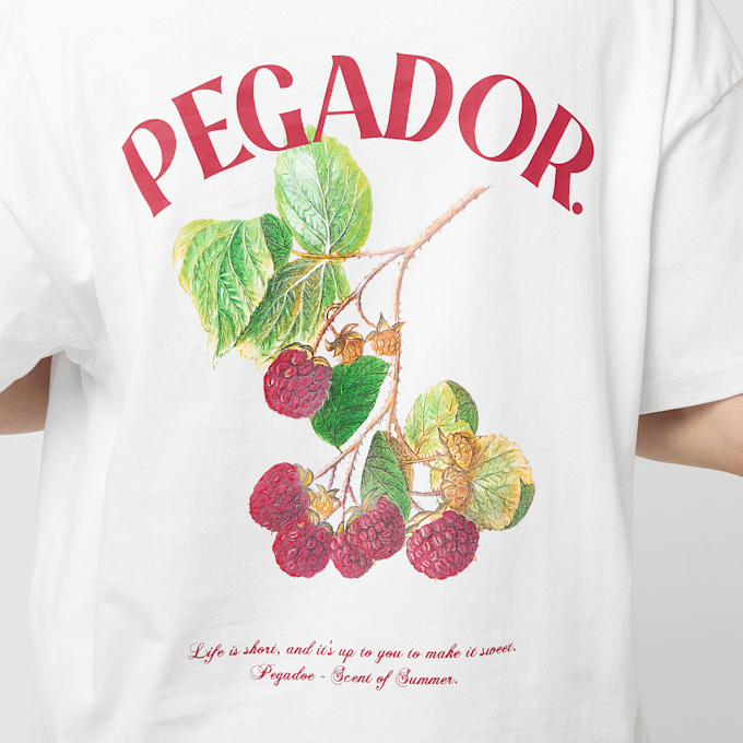 Pegador Malli Heavy Oversized Tee weiß 47213 4