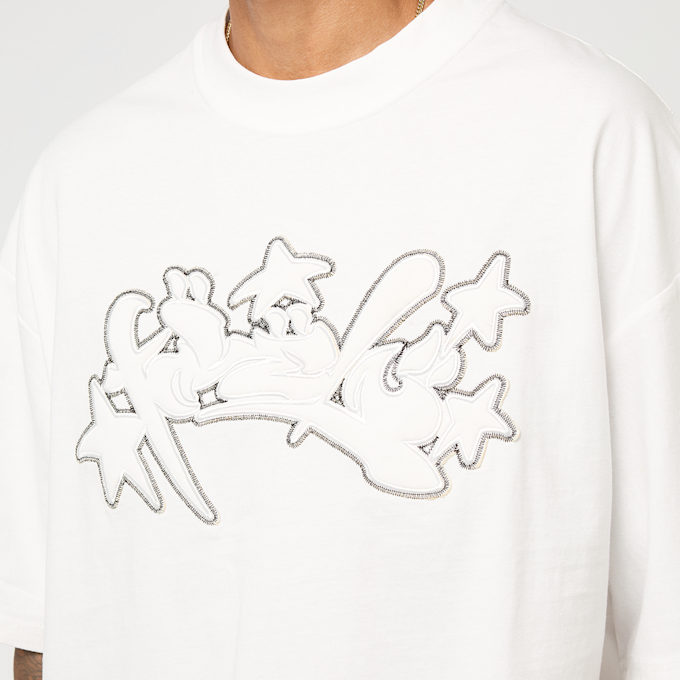 FAVELA Runstitch T-Shirt bianco 47252 3