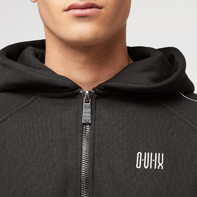 zəяo si:x nœf Alternate Logo Script Oversized Zip Hoodie noir 47264 3