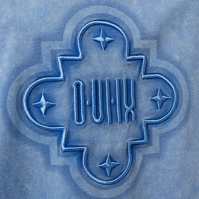 zəяo si:x nœf Alternate Logo Ornament Oversized Raglan Tee bleu 47265 4