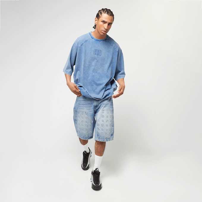 zəяo si:x nœf Alternate Logo Ornament Oversized Raglan Tee bleu 47265 5