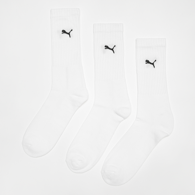 PUMA 3 PACK - Regular Cushioned Crew Socks weiß 47312 1