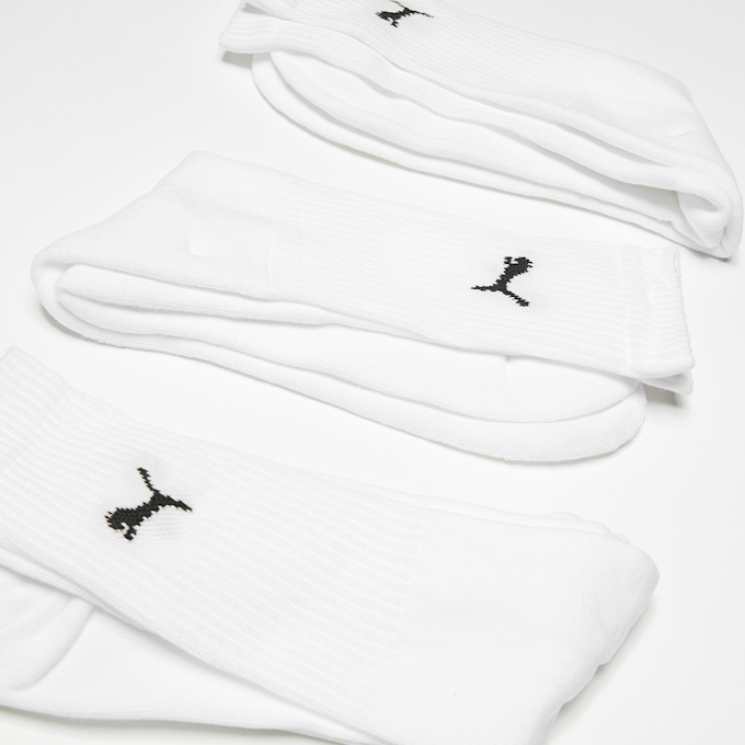 PUMA 3 PACK - Regular Cushioned Crew Socks blanco 47312 2
