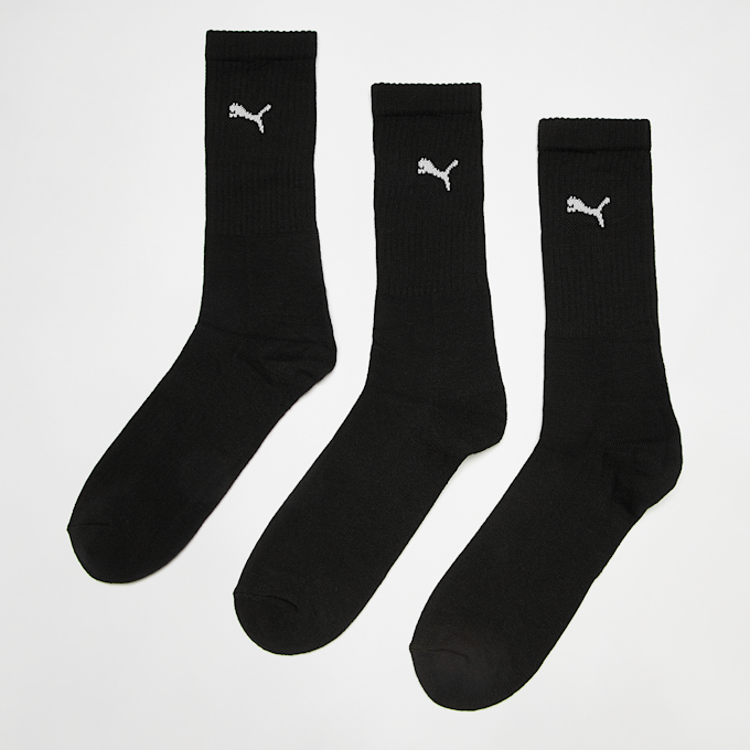 PUMA 3 PACK - Regular Cushioned Crew Socks crna 47313 1