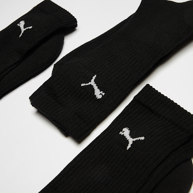 PUMA 3 PACK - Regular Cushioned Crew Socks crna 47313 2