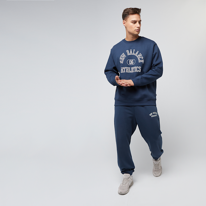 New Balance Graphic Crew blauw 47348 4