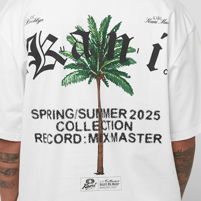 Karl Kani Palm Print T-Shirt blanco 47357 4