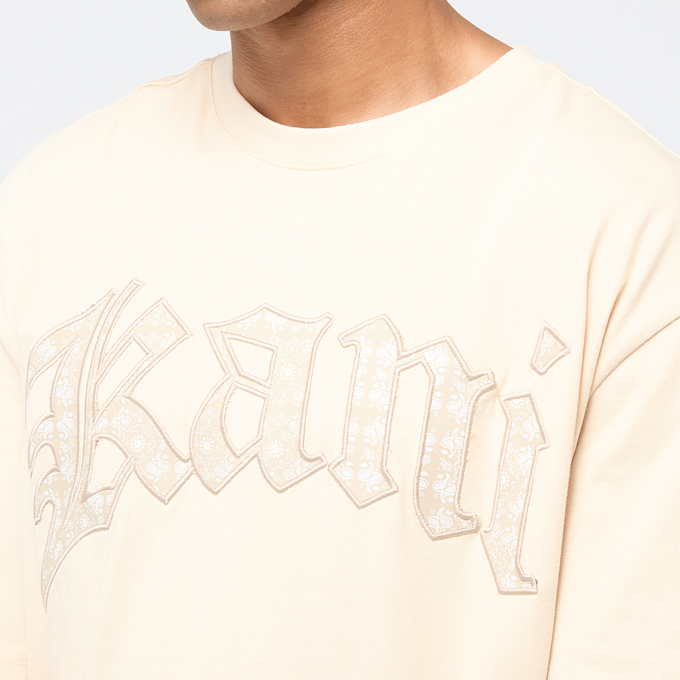 Karl Kani Paisley Letter T-Shirt beige 47371 3