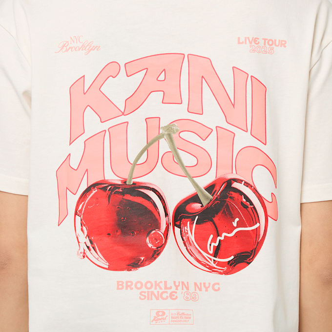 Karl Kani Signature Cherry Print Oversized T-Shirt beige 47445 4