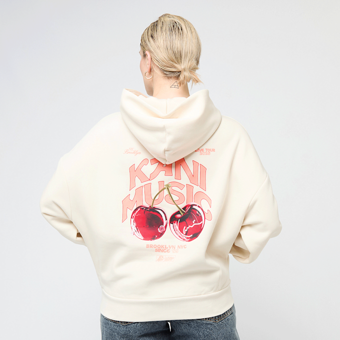 Karl Kani Signature Cherry Print Oversized Hoodie beige 47431 1