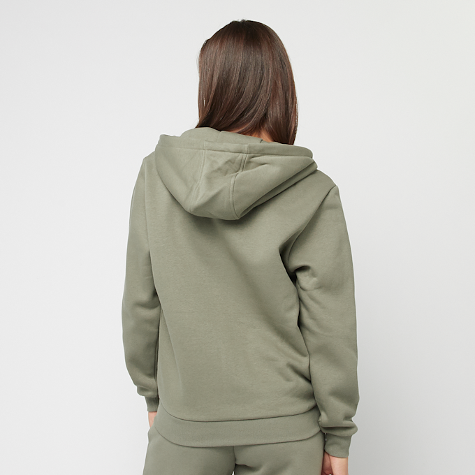 Urban Classics Fluffy Zip Hoody verde 47487 2