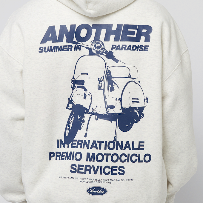 Another Cotton Lab Summer in Paradise Oversized Hoodie grijs 47505 4