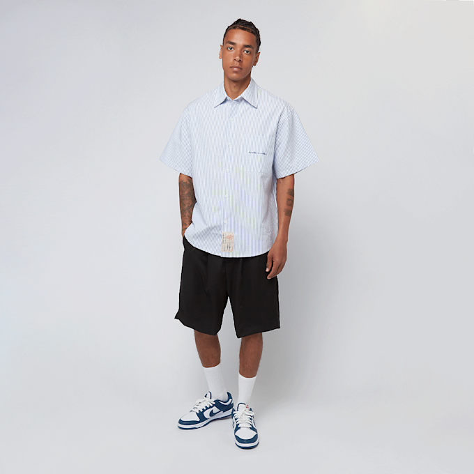Another Cotton Lab Oversized Short Sleeve Shirt plava 47503 6