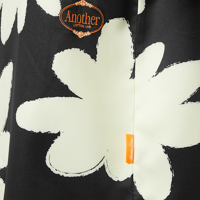 Another Cotton Lab Flower Shirt noir 47504 3