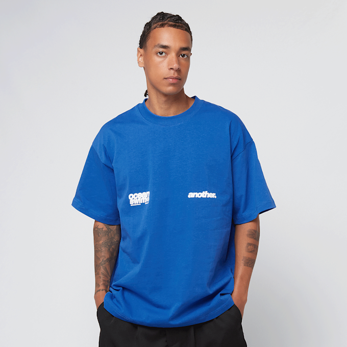 Another Cotton Lab Ocean Swim Oversized T-Shirt blauw 47508 2