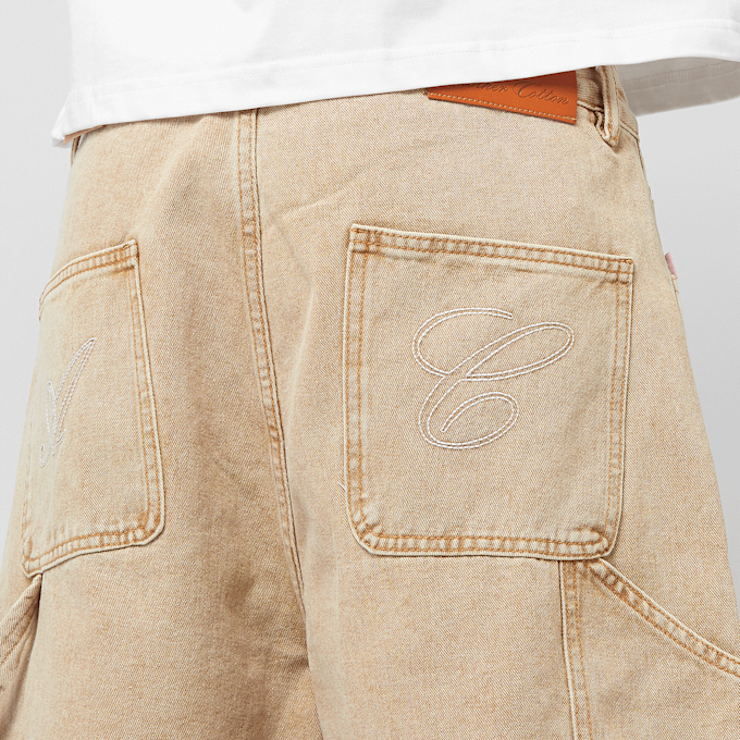 Another Cotton Lab Short Carpenter Pants beige 47522 4