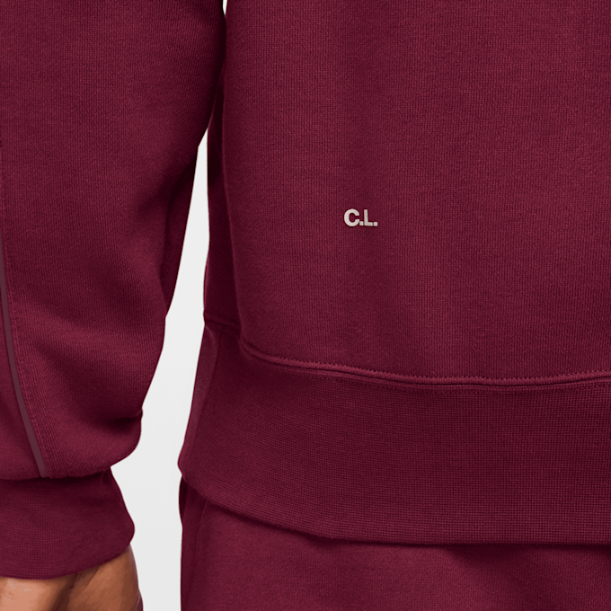 Nike Nocta M NRG NOCTA CS HOODIE FLC dark beetroot/adobe/(adobe) crvena 47509 7