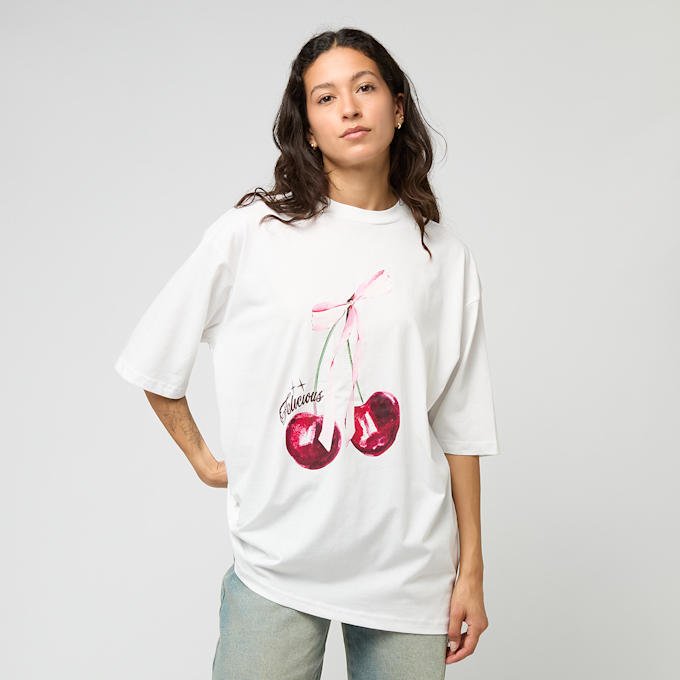 Felicious Cherry Oversize Tee WHITE weiß 47605 1