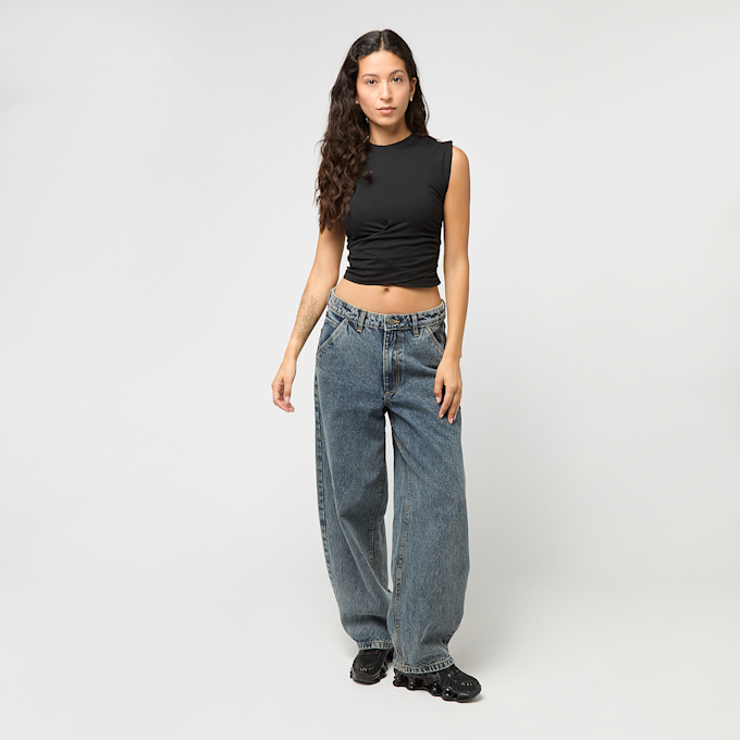 Urban Classics Ladies Cropped Wrapped Top white negro 47635 4