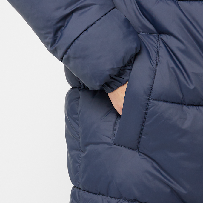Urban Classics Long Puffer Coat blau 47637 3