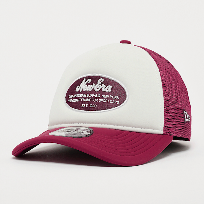 New Era A-Frame Trucker Oval Foam Patch New Era blanco 47649 1