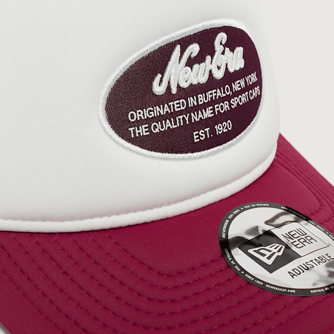 New Era A-Frame Trucker Oval Foam Patch New Era wit 47649 3