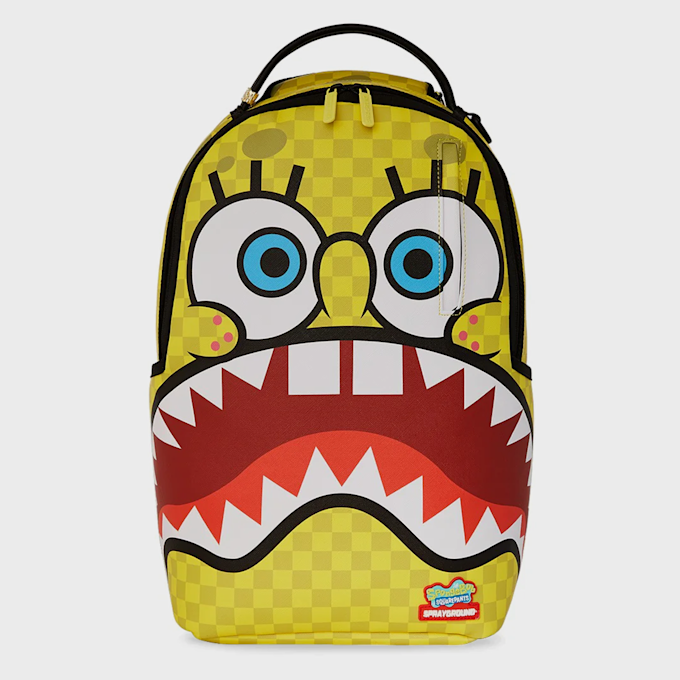 SPRAYGROUND Spongebob Checkerbob DLXSV Backpack jaune 47674 1